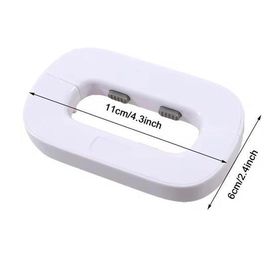 White Compact Drawer & Refrigerator Lock for Home Security Durable Cabinet Safety Lock