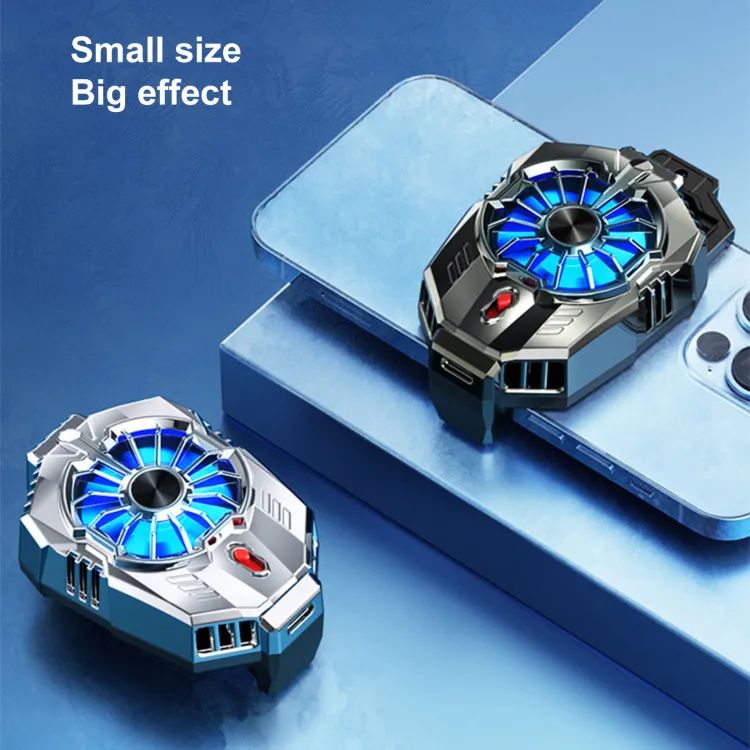 DL05 Mobile Phone Radiator Digital Display Portable Back Clip Phone Cooling Fan Cooler for Smartphone