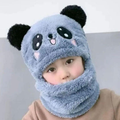 Kids Bear Winter Cap Baby Stuff Winter hat Plus Fleece Kids Caps