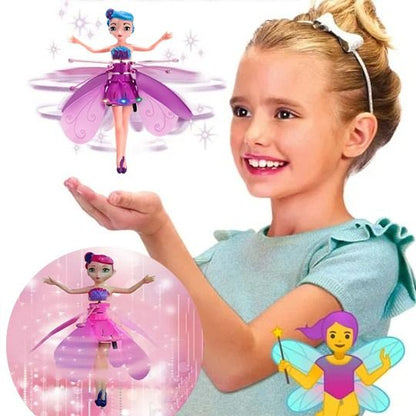 Flying Fairy Princess Doll For Girls 🔋 USB Rechargeable — No Batteries Needed