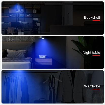 USB Rechargeable LED Torch Light Multicolor ABS Plastic