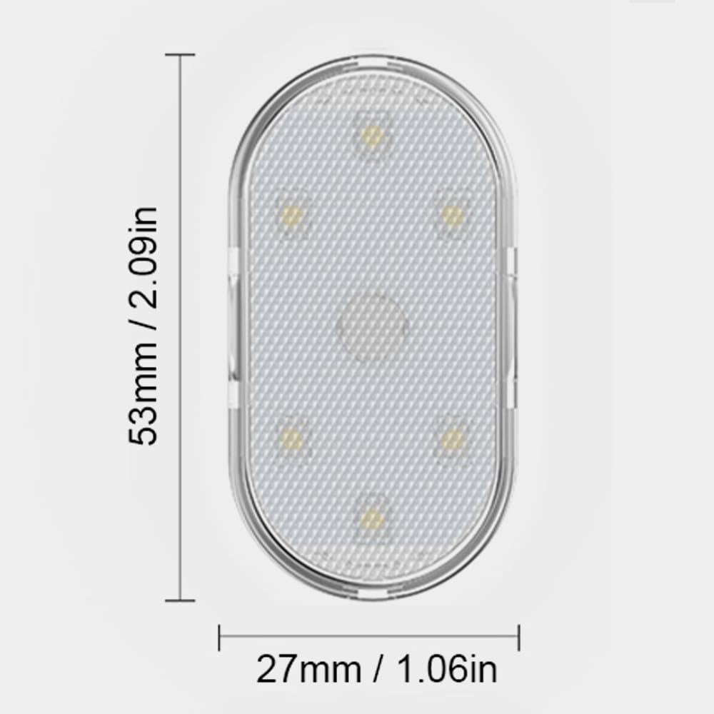 USB Rechargeable LED Torch Light Multicolor ABS Plastic