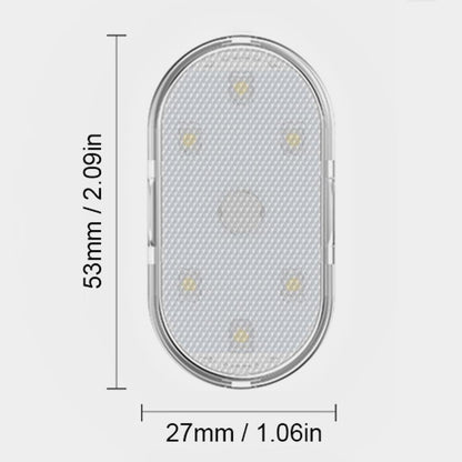 USB Rechargeable LED Torch Light Multicolor ABS Plastic