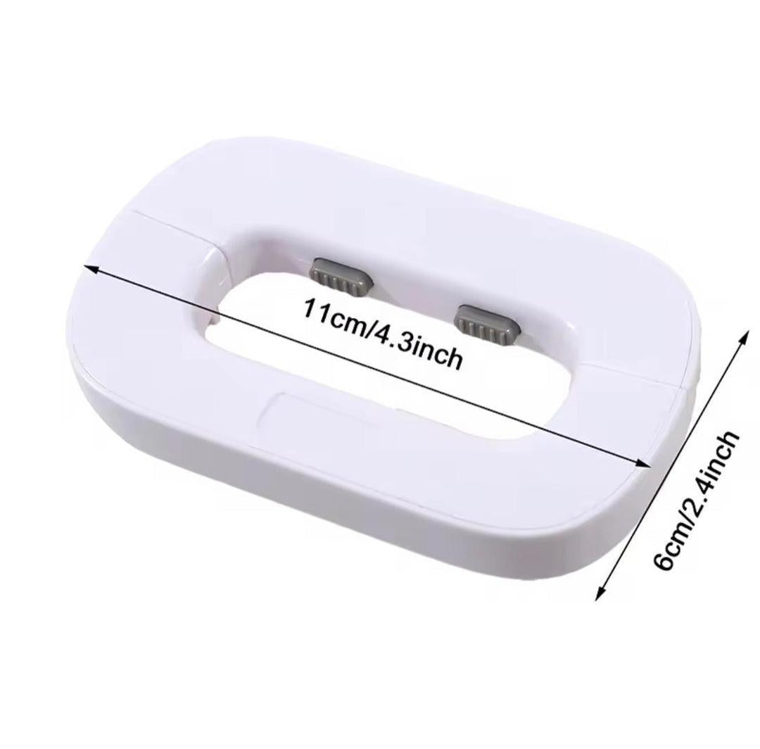 White Compact Drawer & Refrigerator Lock for Home Security Durable Cabinet Safety Lock