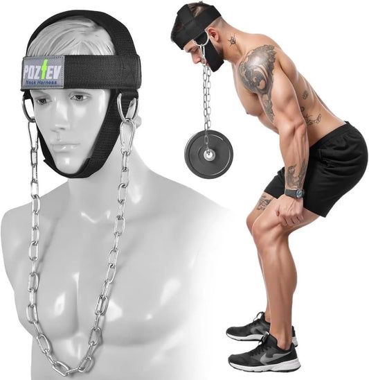 Adjustable Steel Chain Neck Pull Rope for Gym Fitness Strength Training Exercise Equipment