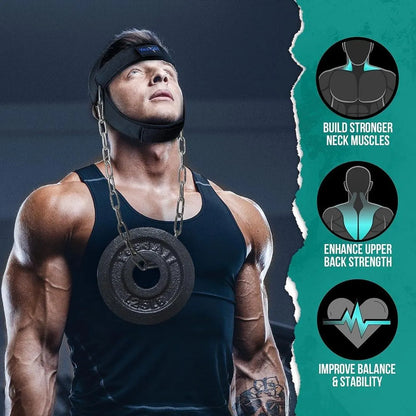 Adjustable Steel Chain Neck Pull Rope for Gym Fitness Strength Training Exercise Equipment