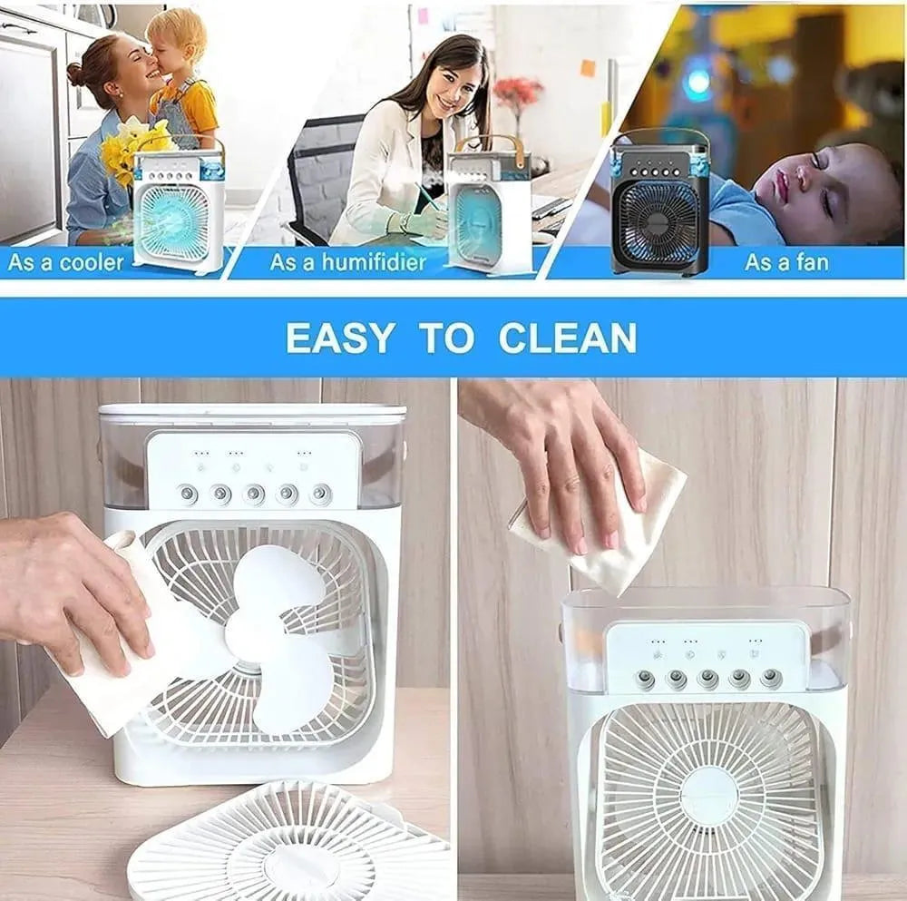 Rechargeable Portable Fan – Easy to Use Personal Cooling Fan with Long Battery Life