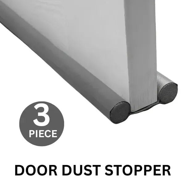 3 Piece Non-Woven Door Draft & Dust Stopper Set for Noise, Air & Insect Protection