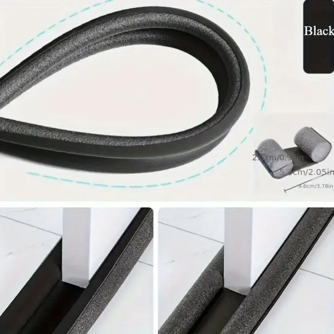3 Piece Non-Woven Door Draft & Dust Stopper Set for Noise, Air & Insect Protection