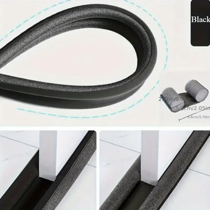 3 Piece Non-Woven Door Draft & Dust Stopper Set for Noise, Air & Insect Protection