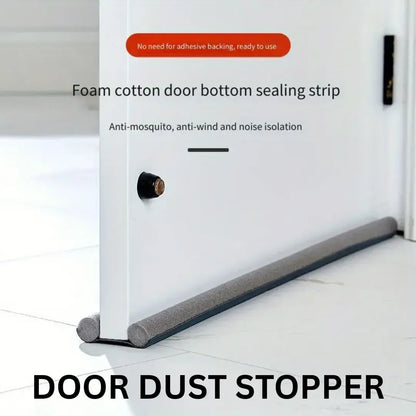3 Piece Non-Woven Door Draft & Dust Stopper Set for Noise, Air & Insect Protection