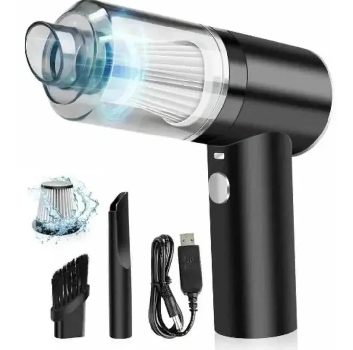 3-in-1 Portable Vacuum Cleaner with Attachments Rechargeable Handheld Wireless Dust Cleaner