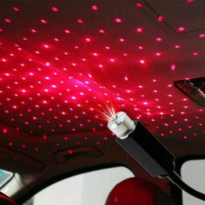 Car Roof Projection Light LED Starry Sky Interior Ambient USB Night Lamp for All Vehicles