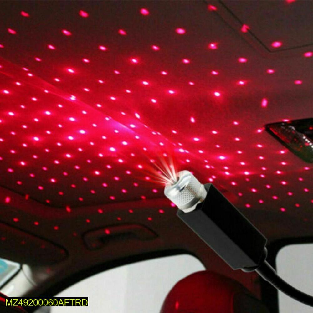 Car Roof Projection Light LED Starry Sky Interior Ambient USB Night Lamp for All Vehicles