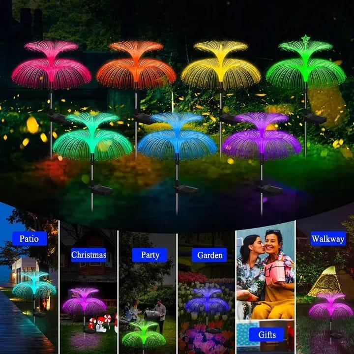 Solar Powered Jellyfish Light – Color Changing Waterproof LED Garden Decor