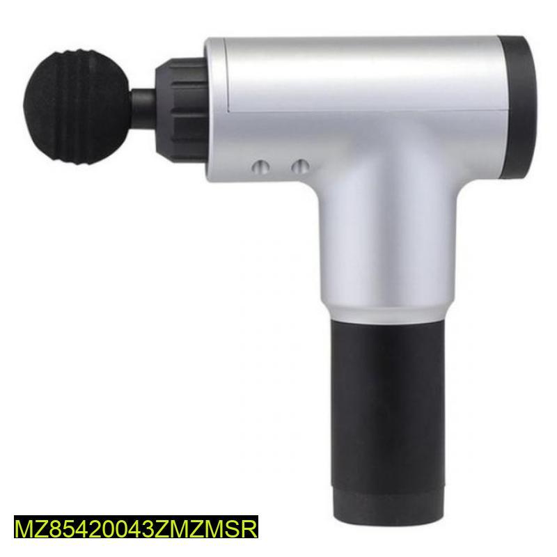 Premium Quality Facial Gun KH-320 Silver Black Massage Device Rechargeable Deep Tissue Muscle Massager
