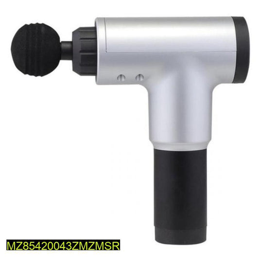 Premium Quality Facial Gun KH-320 Silver Black Massage Device Rechargeable Deep Tissue Muscle Massager
