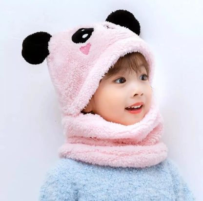 Kids Bear Winter Cap Baby Stuff Winter hat Plus Fleece Kids Caps