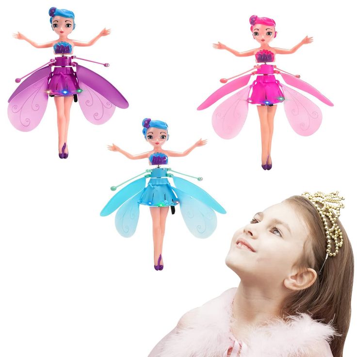 Flying Fairy Princess Doll For Girls 🔋 USB Rechargeable — No Batteries Needed