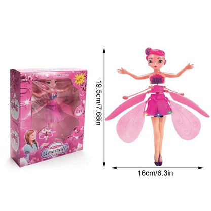 Flying Fairy Princess Doll For Girls 🔋 USB Rechargeable — No Batteries Needed