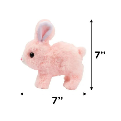 Interactive Jumping Baby Rabbit Plush Toy – Electronic Bunny with Sound for Kids